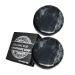 Volcanic Mud Handmade Soap Soap Face Scrub Natural Volcanic Clay Coffee Soap Black Soap Bar with Bubble Net for Men Women (2Pcs x 60g)