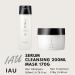 Lebel IAU Serum Cleansing Hair Shampoo & Hair Mask Set - 200ml Shampoo + 170g Green Tea Mask for Soft Healthy Hair - Buy Online on GoSupps.com