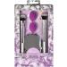 REAL TECHNIQUES Poppin Perfection Brush Set & Mirror - Pink | International Shipping Available - Buy Online on GoSupps.com