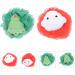 2pcs Exfoliating Bath Ball Shower Puff Sponges for Girls - Soft Bathing Loofah Accessories | Ideal for Holiday Gifting - Buy Online on GoSupps.com