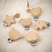 Artestar 6-Piece Wood Pacifier Clip Set - Chic Accessories for Pacifier Chains - International Shipping Available - Buy Online on GoSupps.com