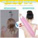 3 Pack Exfoliating Back Scrubber Set - Nylon Washcloth Body Exfoliator Brush with Handles for Shower and Bath - Pink Blue Yellow - Buy Online on GoSupps.com