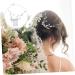 MAGICLULU Small Side Comb Wedding Bridal Hair Comb Rhinestone Hair Comb Wedding Hair Side Comb Rhinestone Hair Decoration Wedding Hair Comb Hair Accessories Leaf Bride Rhinestones - Buy Online on GoSupps.com
