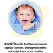 Kids Foam Toothpaste with Low Fluoride | U-Shaped Toothbrush | Anticavity Foaming Toothpaste - Orange Flavor - Buy Online on GoSupps.com