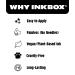 Inkbox Serrano Temporary Tattoo - Premium Easy Long Lasting Semi-Permanent Ink - Water-Resistant - Lasts 1-2 Weeks - 3x3 - Buy Online on GoSupps.com