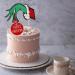 Xsstarmi 1 Pack Merry Christmas Cake Topper with Red and Green Glitter Grinch Christmas Cake Pick Merry Christmas Theme Party Sign Cake Decorations Supplies Design 1 - Buy Online on GoSupps.com