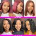 12 Human Hair Lace Front Bob Wig for Black Women | Pre Plucked, 150% Density, Straight Short Bob Wig with Ear to Ear Lace Frontal - Buy Online on GoSupps.com