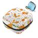 Javenproeqt portable women's binding bags menstrual cup pocket female menstrual pads bags for teenage girls tampons for the first period cute foxes white multicolored 04