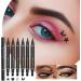 Eyeliner Pen Double Head Eyeliner Stamp Set Long Lasting and Water Resistant for Stage Travel Party Makeup Cosmetic - Buy Online on GoSupps.com