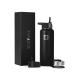 IRON FLASK Sports Water Bottle - 40 Oz, 3 Lids (Straw Lid), Leak Proof, Vacuum Insulated Stainless Steel, Double Walled, Thermo Mug, Metal Canteen 40 Oz Midnight Black