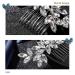 Latious Crystal Bride Wedding Hair Comb - Silver Rhinestone Bridal Hair Clip - Buy Online on GoSupps.com