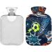 Large Hot Water Bottle for Bed - Naanle Cartoon Sport Foition | Hand & Feet Warmer | Pain Relief & Cold Therapy - 2L - Buy Online on GoSupps.com