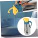 Zerodeko 1pc Lecythus Vinegar Pot Oil Holder Olive Oil Pot Glass Vinegar Dispenser Olive Oil Dispenser Olive Oil Storage Can Automatic Opening Closing Bottle Metal Pp Storage Tank Leakproof 9X9CM Yellow - Buy Online on GoSupps.com