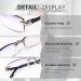 Gaoye 5 Pack Reading Glasses for Men - Blue Light Blocking & UV Protection Rimless Design Diamond Cut Edges (1.50 Magnification) - International Shipping Available - Buy Online on GoSupps.com