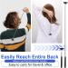 3-Pack Black Telescopic Back Scratcher Set with Carry Bag - Stainless Steel Extendable Scratching Tools for Men and Women - Buy Online on GoSupps.com