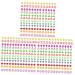 FRCOLOR 7200 Pieces 12 Fruit Slime Cut Nail Accessories Elegant False Nails Nail Decals with Flowers Nails Fruit Fruit Slices Manicure Decorate Appliques Nail Splitters