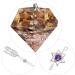 mookaitedecor Tiger's Eye Resin Crystal Point Gemstone Reiki Healing Pendulums for Dowsing Scrying Divination Meditation Merkaba Star Dreamcatcher - Buy Online on GoSupps.com