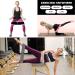 Resistance Band Set for Legs and Glutes - Includes Workout Booklet - Non-Slip Booty Bands for Women & Men - Set of 3 (Black/Pink/Grey) - Buy Online on GoSupps.com