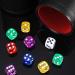 6-Piece PU Leather Dice Cup Set with Quiet Shaker and 30 Dices - Black - Buy Online on GoSupps.com