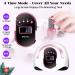 Etunsia 168W LED Nail Lamp for Gel Polish - Professional Nail Dryer with 4 Timer Modes and Auto Sensor - Large LCD Screen - Fast Curing for At-Home Gel Nails (Pink) - Buy Online on GoSupps.com