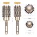 Professional 53mm Round Brush for Blow-Drying | Wild Boar Bristles | SNDYI Hairbrush for Styling Curls & Smoothing - Buy Online on GoSupps.com