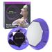 Crystal Hair Eraser Painless Crystal Hair Remover Diamond Exfoliation Hair Removal Device Without Waxing Natural Lady Hair Trimmer and Shaver for Women and Men(Violet)