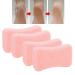 Pumice Stone pumice 4 pieces foot care for the removal of hard skin and cornea easily portable safety materials perfect for feet hands and body peeling pink pink
