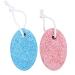 2Pcs Pumice Stone for Foot Polishing Stone for Feet Exfoliates Stone for Foot Feet Scrubber Foot Pumice Stone - Pink & Blue