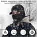 Men's Trapper Bomber Hat - Winter Russian Aviator Style with Ear Flaps, Fur Lined Facemask Cap in Black - Buy Online on GoSupps.com