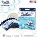 Travel Laundry Detergent Liquid Soap + Odor Eliminator - TSA Compliant 6 Sink Packets for All Fabrics Delicates Safe Compact & Convenient | Buy Online - Buy Online on GoSupps.com