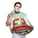 Easter Bunny on the Truck Shaving Bib Gifts for Dad Waterproof Holiday Beard Apron One Size Fits All