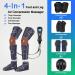 Air Compression Leg Massager with Heat Levels - Circulation & Muscle Relaxation Device | 4 Modes, 4 Intensities - Buy Online on GoSupps.com