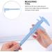 2 pi ces R gle de Mesure Sourcils Portable Calibreur Vernier Pratique pour Maquillage Pr cis et quilibre - Buy Online on GoSupps.com
