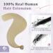 Benehair Nano Ring Human Hair Extensions 22Inches Pre Bonded Keratin Fusion Stick Tip Iron Loop Link 50 strands 50g Straight Micro Bead Remy Hairpiece for Women #60 Platinum Blonde 22Inches Platinum Blonde - Buy Online on GoSupps.com