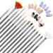 15pcs Nail Art Brushes Set - Carving Painting & Dotting Tools for Professional Nail Design - Buy Online on GoSupps.com