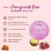 Pomegranate Rose Lip Balm - Natural Ayurvedic Lip Mask for Dry Chapped Lips | Unisex Kitchenmade with Desi Ghee Raw Honey & Vitamin E - 10gm - Buy Online on GoSupps.com