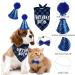 Sunallwell Dog Birthday Bandana & Party Hat Set | Cute Puppy Outfit & Decoration - Buy Online on GoSupps.com