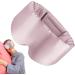 Breathable Silk Eye Mask - Adjustable Comfortable Sleep Mask with Headband - Soft Eye Sleeping Tool in Pink - Buy Online on GoSupps.com