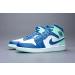 Nike Air Jordan 1 Mid Sneaker - Mystic Navy/Mint Foam-White | Men's Size 11 - Buy Online on GoSupps.com