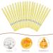 MQ Ear Candles 20 Pcs Ear Wax Remover All Natural Ear Candles Beeswax Candling Cones with 10 Protective Disks (Beige) - Buy Online on GoSupps.com