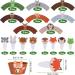 48pcs Baby Safari Jungle Animals Cupcake Toppers with Wrappers Woodland Animal Kids Birthday Cake Toppers Decor Forest Themed Cupcake Toppers for Baby Shower Birthday Gender Reveal Party Decor - Buy Online on GoSupps.com