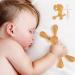 Teething Toys (2PCS  Include a Cat Shape Teether & a Teething Stick) - Baby Teether to Relieve Teething Pain and Massage Gums - BPA Free and Freezer Safe - Great Gifts for Friends' Babies