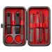 FIXBODY Gifts for Men Manicure Sets Nail Clippers for Men Nail Kit with Nail Cutter and Nail File Manicure Kits 10 Pieces with Fingernail Clippers and Toenail Clippers Gift Set for Men