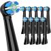 Toothbrush Heads Compatible with Oral B iO Replacement Heads for IO Series 10/6/7/9/5/4 Electric Toothbrush Black Brush Heads 10 Count Black 1 Count (Pack of 10)