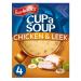 Batchelors Batchelors Cup A Soup chicken and leek 86g box (pack of 9)