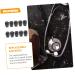 10 Pairs Black Stethoscope Earplugs - Echo Spare Parts (1.4x0.9cm) for Optimal Sound Isolation | International Shipping Available - Buy Online on GoSupps.com