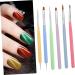 POPETPOP 1 Set Nail Pen Nail Brush Diy Nail Kits Nail Art Brush Nail Painting Grooming Kit Beauty Kits Nail Manicure Kit Nails Kit Nail Drawing Pen for Salon Nylon Pen Kit Cosmetic 16X0.8X0.8CM Assorted Color 1 - Buy Online on GoSupps.com