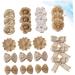 Cabilock 24pcs 1 Set Ornaments DIY Jute Handmade Party Craft Vintage Christmas Floral in Rustic Materials As Shown Medium - Buy Online on GoSupps.com