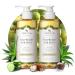 Tree To Tub Unscented Body Wash for Sensitive Skin & Dry Skin - Moisturizing pH Balanced Fragrance Free Body Wash, Hydrating Sulfate Free Body Soap for Women & Men w/ Organic Shea Butter, Natural Aloe 2 Pack