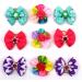 Yagopet 50pcs/Pack Cute New Dog Hair Bows Pairs Rhinestone Pearls Flowers Topknot Mix Styles Dog Bows Pet Grooming Products Mix Colors Pet Hair Bows Topknot Rubber Bands - Buy Online on GoSupps.com